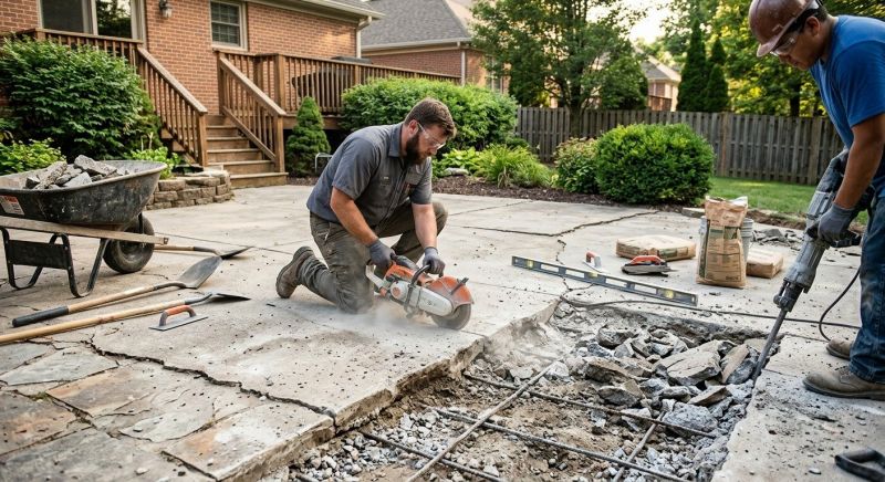 Concrete Pool Patio Repair in Corpus Christi, TX